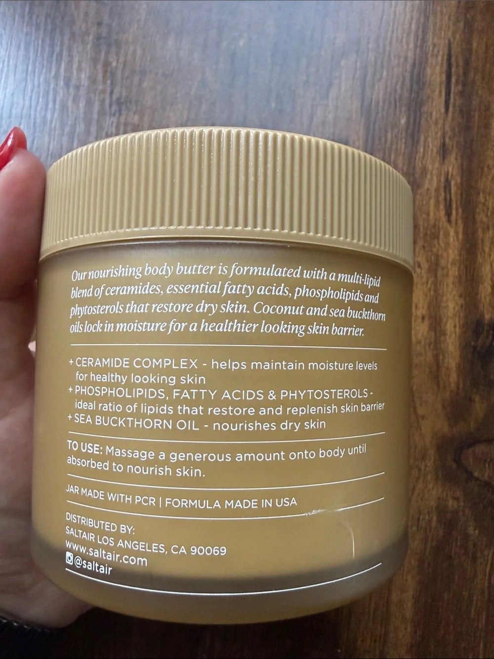 Saltair Golden Hour Multi-Lipid Body Butter - Cream/Sand